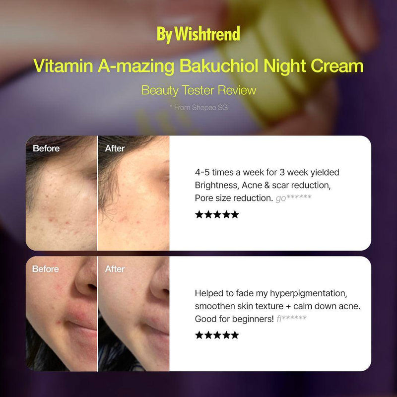 By Wishtrend, Creme De Nuit Vitamin A-mazing Bakuchiol, 30 g