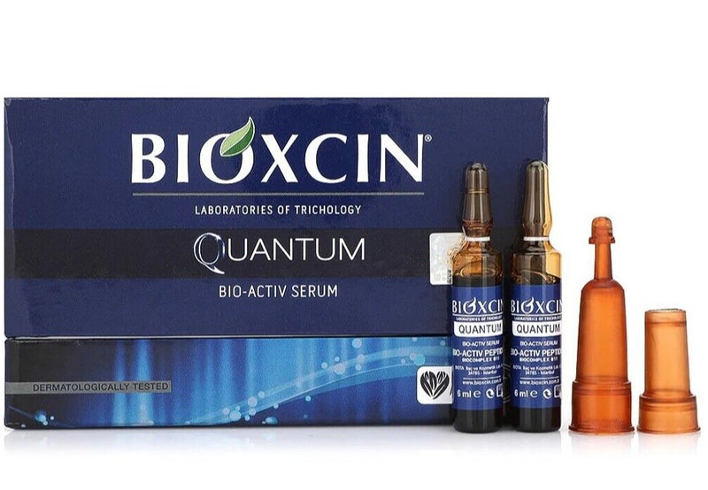 Bioxcin, Serum Quantum, 15 Ampoules, Traitement d'un mois, Femme et Homme
