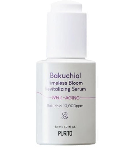 PURITO SEOUL, Serum Bakuchiol Timeless Bloom Revitalizing, 30 ml