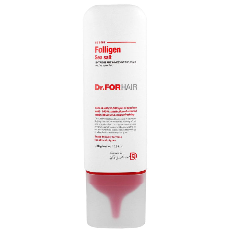 Dr.FORHAIR, Scalpeur Jumbo Folligen Sea Salt, 300ml