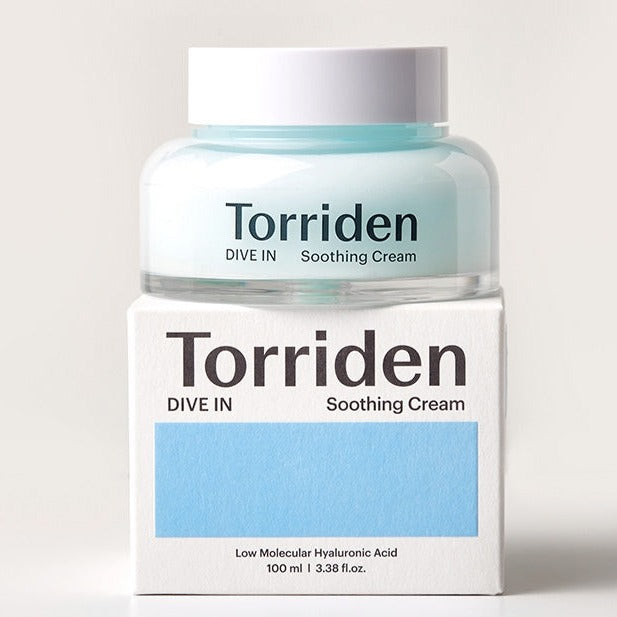 Torriden, Creme Calmante d'Acide Hyaluronique à Faible Molécule DIVE-IN, 100 ml