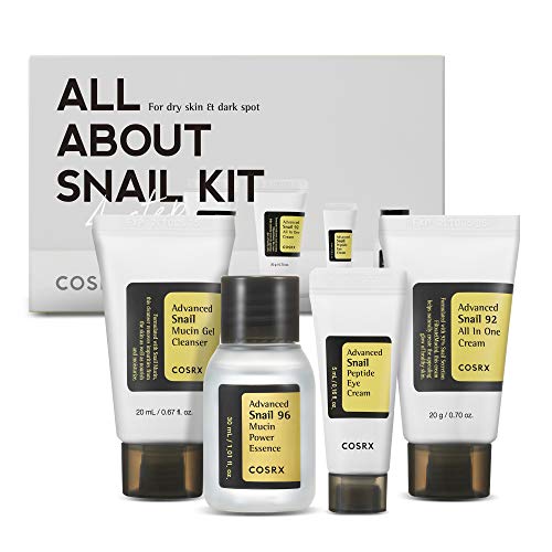 Cosrx, Kit  Advanced Snail Trial, 4 pièces