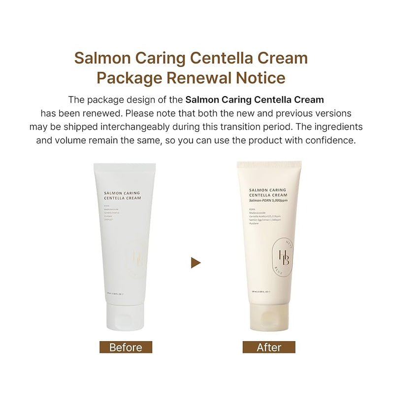 HEVEBLUE, Creme Salmon Caring Centella, 100ml