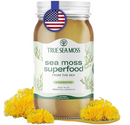 True Sea Moss, Gel de mousse de mer, Wildcrafted, 453g