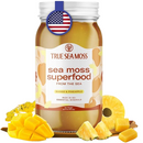 True Sea Moss, Gel de mousse de mer,  Mangue et ananas, 453g