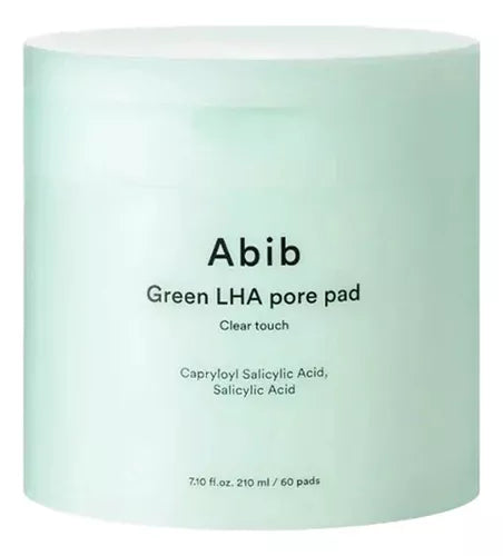 Abib, Pads Des Pores Green LHA, 60pcs (capryloyl salicylic acid)