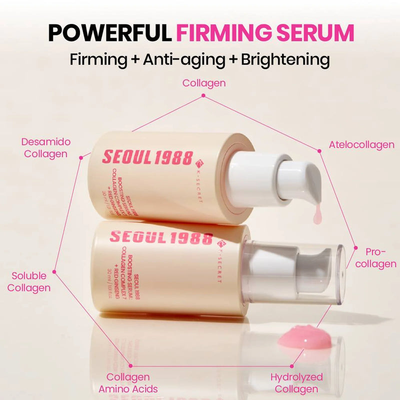 KSECRET - SEOUL 1988 Boosting Serum : Collagen Complex 7 + Red Ginseng, 30ml