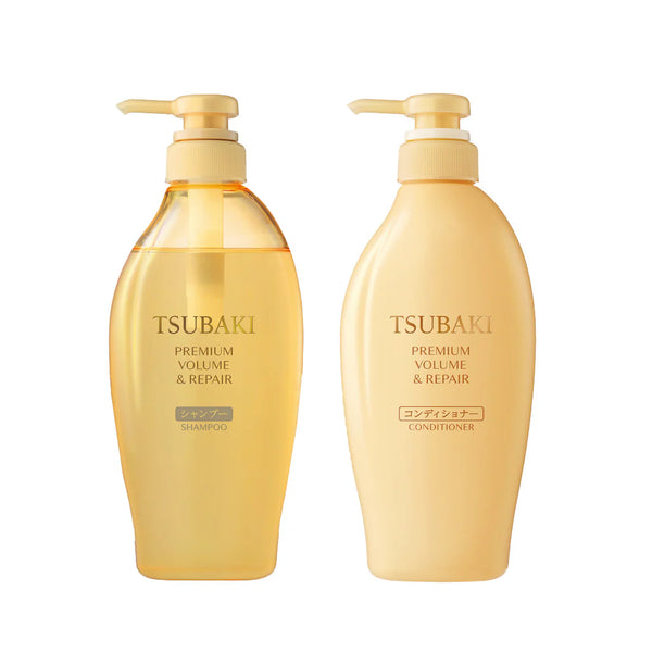 Shiseido, Tsubaki Premium Volume & Repair Shampoo & Conditioner Set, 450ml + 450ml