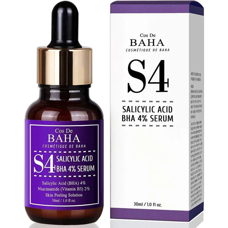 Cos De BAHA, Serum S4 Acide Salicylique BHA 4%, 30ml