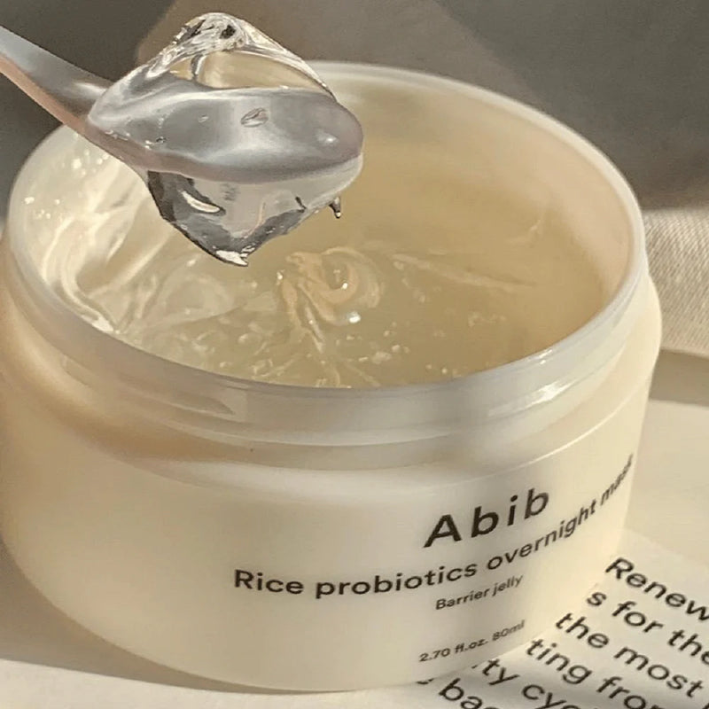 Abib, Rice Probiotics Overnight Mask Barrier Jelly, 80ml