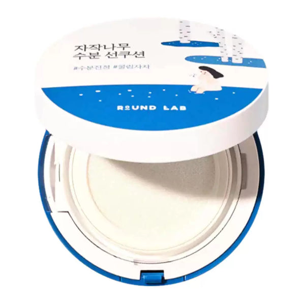 Round Lab, Cushion Solaire Hydratante Au Jus De Bouleau SPF50+ PA++++ UV, 15g