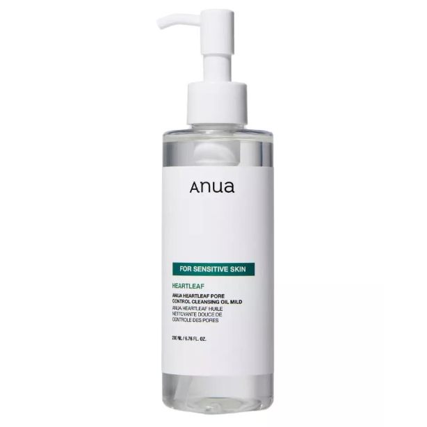 Anua, Light Huile nettoyante Anti-Pores Heartleaf Pour Peau Sensible, 200 ml