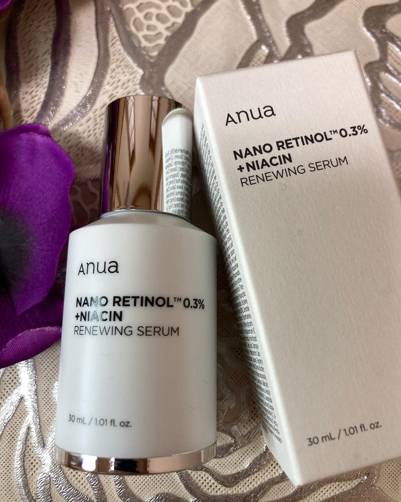Anua, Serum régénérant Nano Retinol 0.3% + Niacin, 30 ml