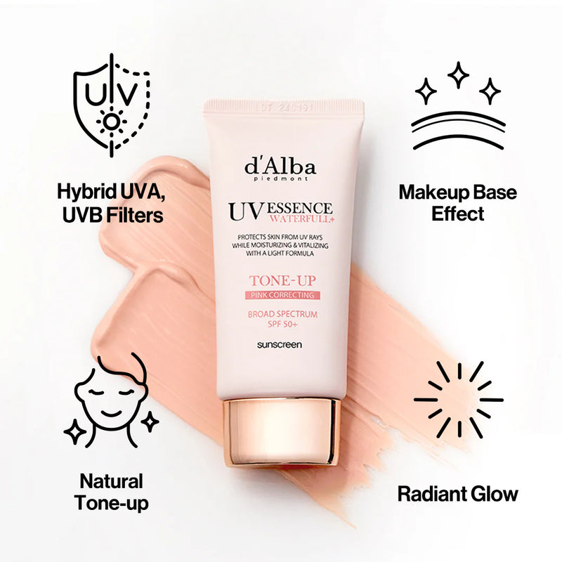 d'Alba, Creme Solaire Waterfull Tone-Up, 50ml