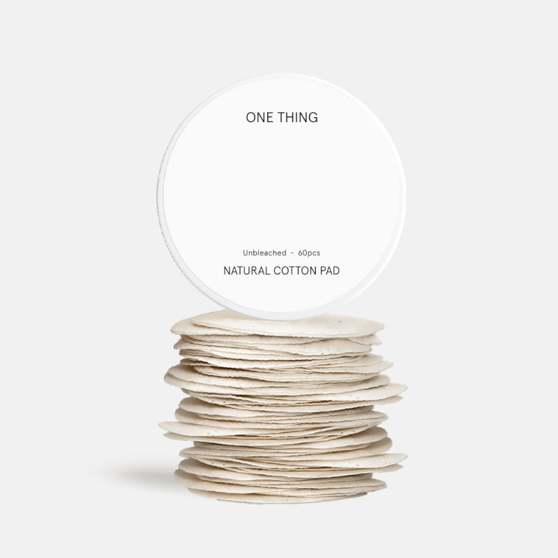 ONE THING, Toner Pads Cotton Unbleached, 60 pads