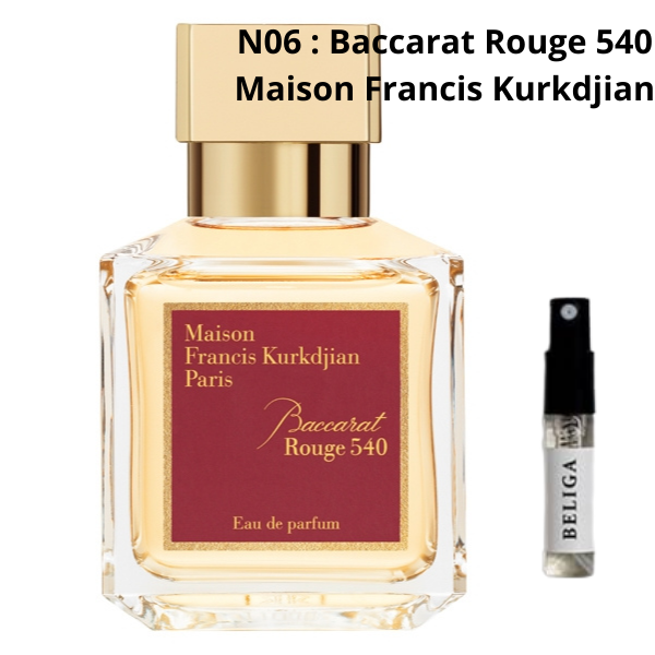 Maison Francis Kurkdjian, Baccarat Rouge 540, Unisex, 3ml (N06)