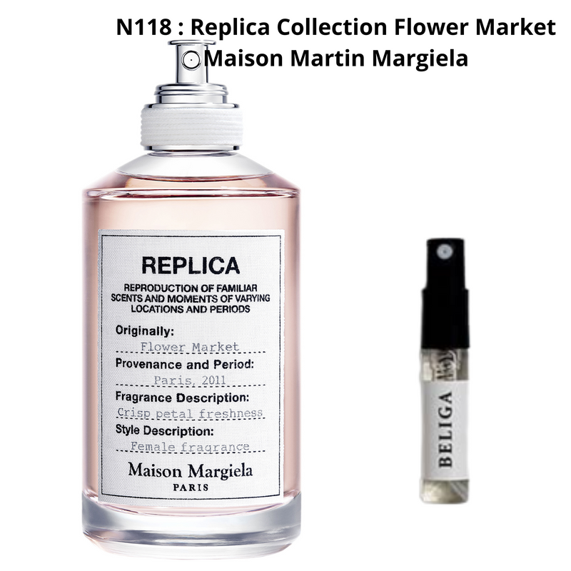 Maison Martin Margiela, Replica Collection Flower Market, Pour Femme, 3ml (N118) (Fleurs Blanches/floral)