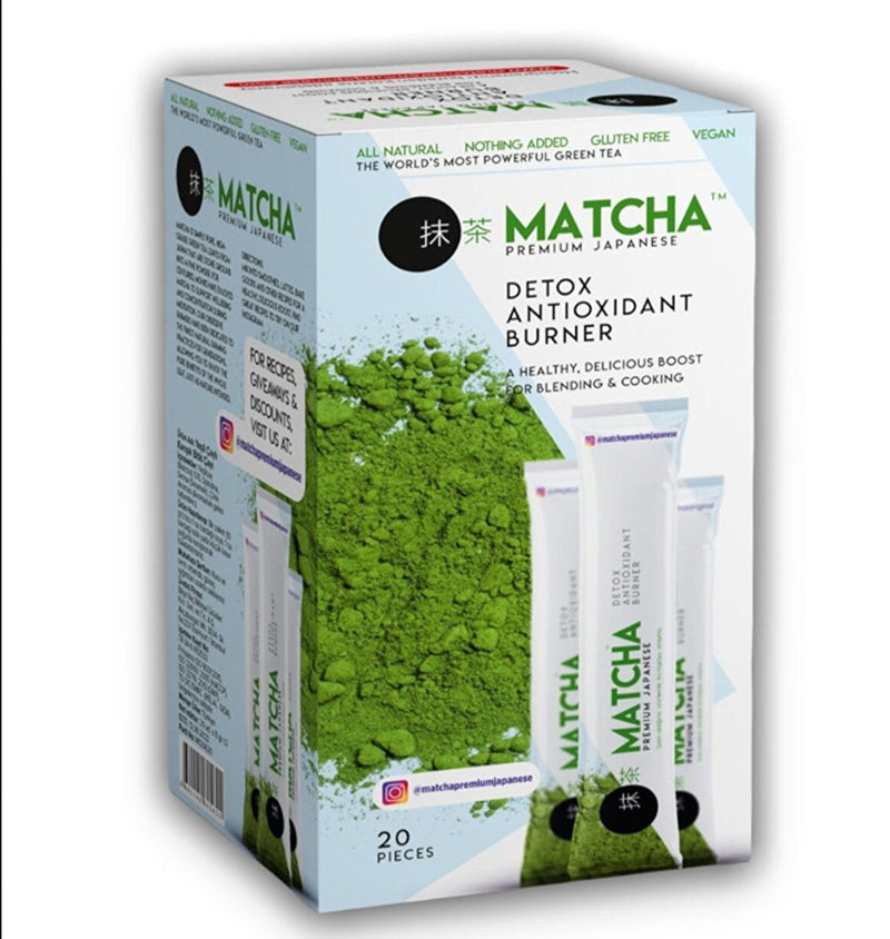 Matcha Premium Japanese, Thé Matcha Original, 20 Pièces X 10 gr
