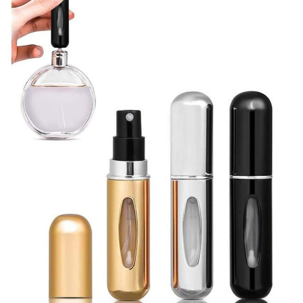 Mini Portable Bouteille Rechargeable Parfum De Voyage (couleur aléatoire), 5ml