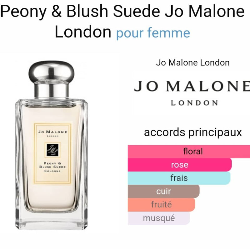 Jo Malone London, Peony & Blush Suede, Pour Femme, 3ml (N137) (Floral/Rose/Frais)