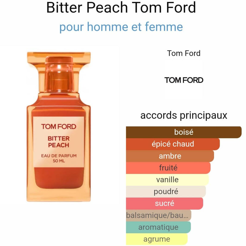 Tom Ford, Bitter Peach, Unisex, 3ml (N143) (Boisé/Fruité)