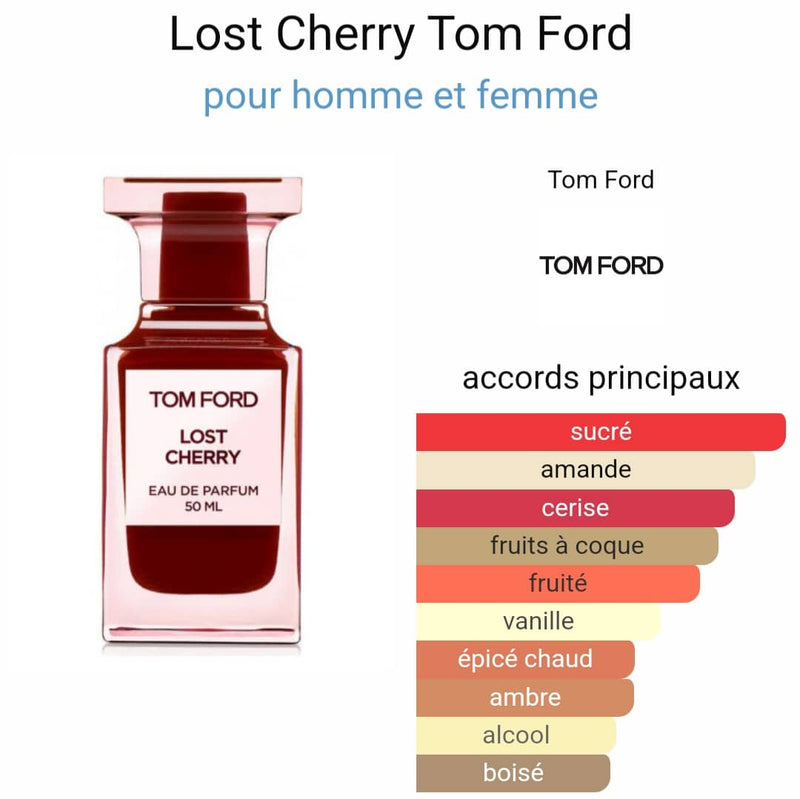 Tom Ford, Lost Cherry, Unisex, 3ml (N11) (Sucré/Fruité/Amande)
