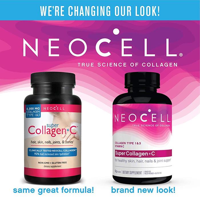 Neocell, Super Collagen + C, 120 Tablets