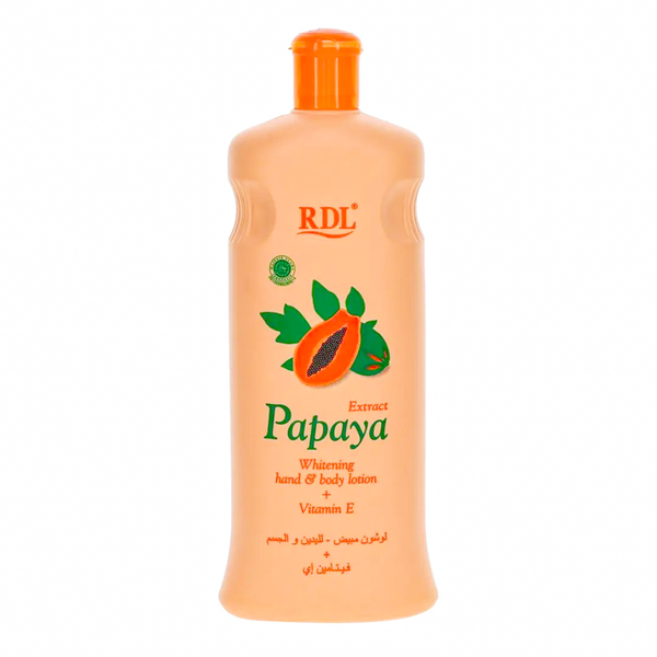 RDL, Lotion Papaya Eclaircissant Pour Corps & Mains, 400 ml