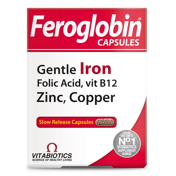 Vitabiotics, Feroglobin, 30 Comprimés