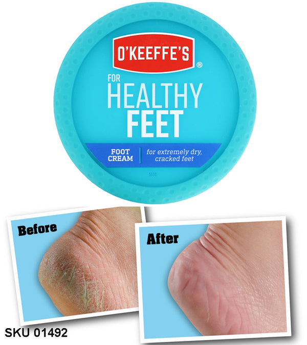 O'Keeffe's, crème The Healthy Feet pour les pieds secs et gercés (91g)